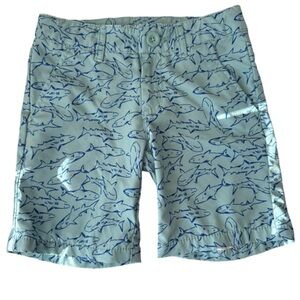 Cat & Jack Boys Shark Shorts Blue and Teal Size 5
